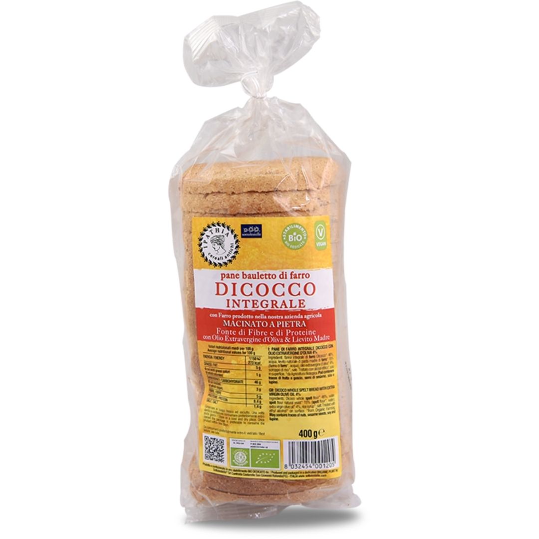 PANE BAULETTO DICOCCO INTEGRALE SOTTOLESTELLE